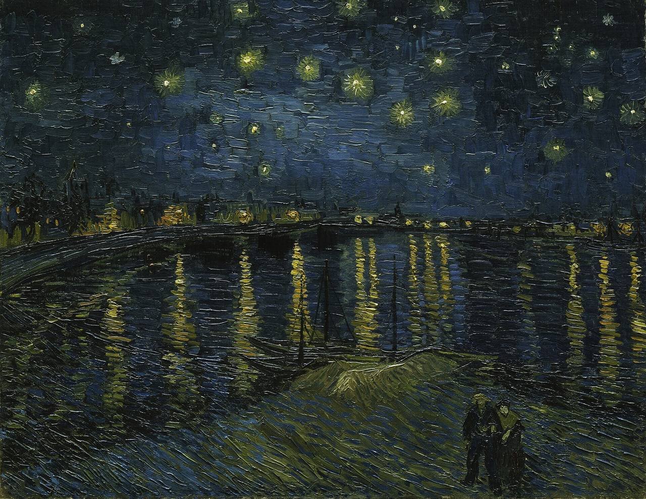 Vincent van Gogh，《星月夜》