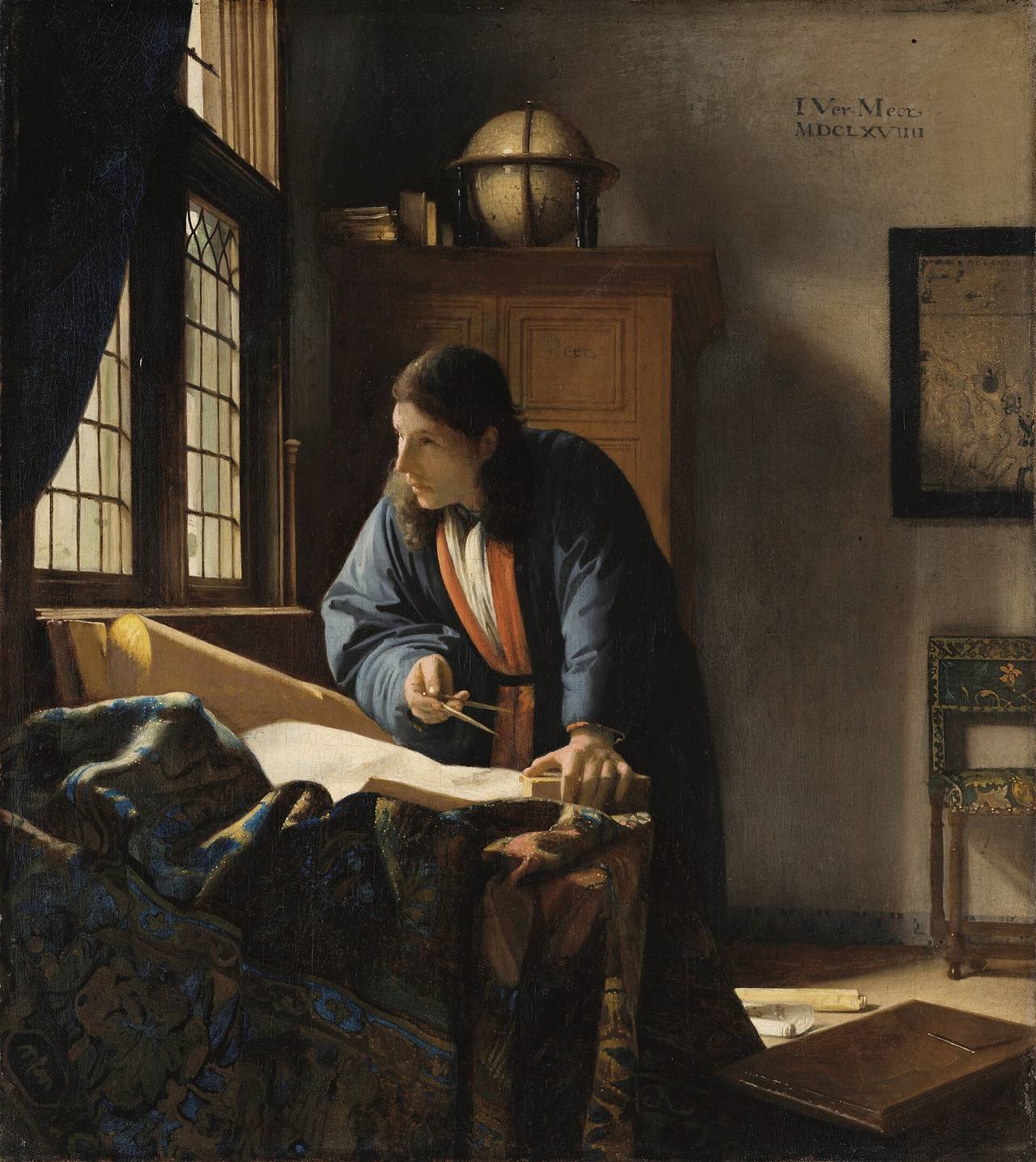 Johannes Vermeer，《地理学家》